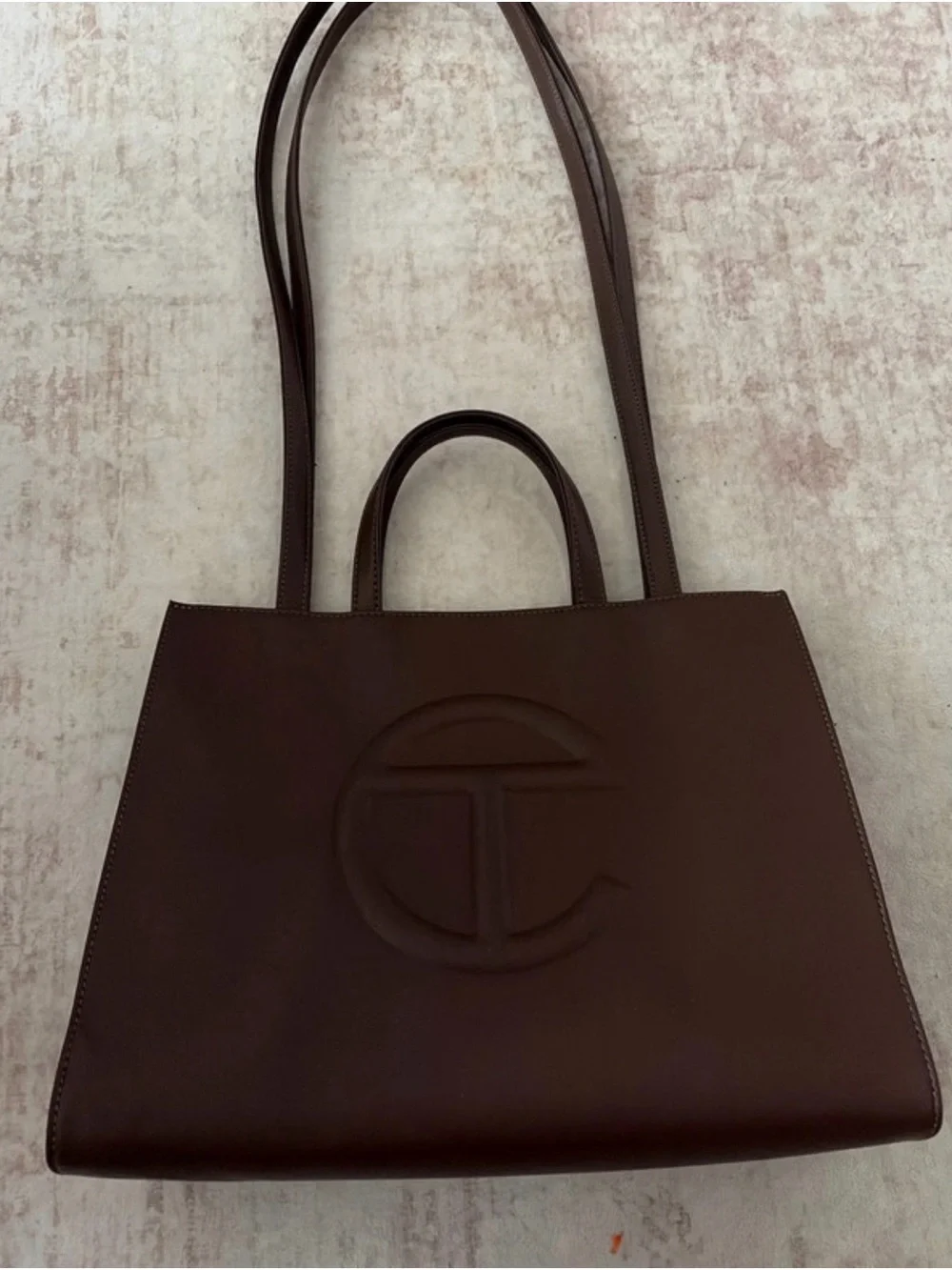 TELFAR Leather Tote Bag -
